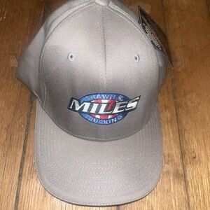 Shawn R. Miles Trucking Men's Baseball Hat NEW Gray Trucker Cap